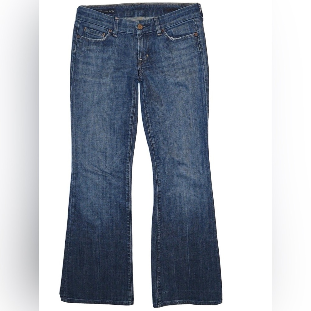 Citizens Of Humanity Faye Dark Blue Boot Cut Jeans
